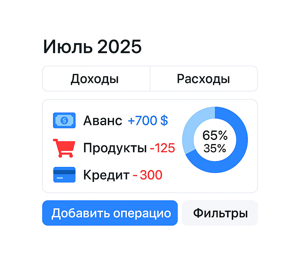 График доходов и расходов